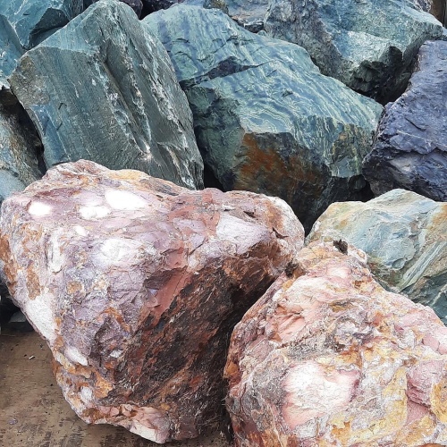 Ландшафтные глыбы красно-фиолетовые 200-1000 килограмм купить в Нефтеюганске