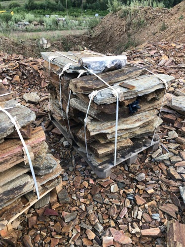 Плитняк кора дерева 50-100мм для пошаговых дорожек купить в Нефтеюганске