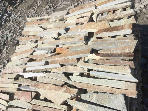 Горбушка златолит золотистый для облицовки купить в Нефтеюганске