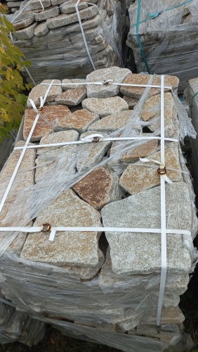 Плитняк галтованный гранитный для ландшафтного дизайна купить в Нефтеюганске